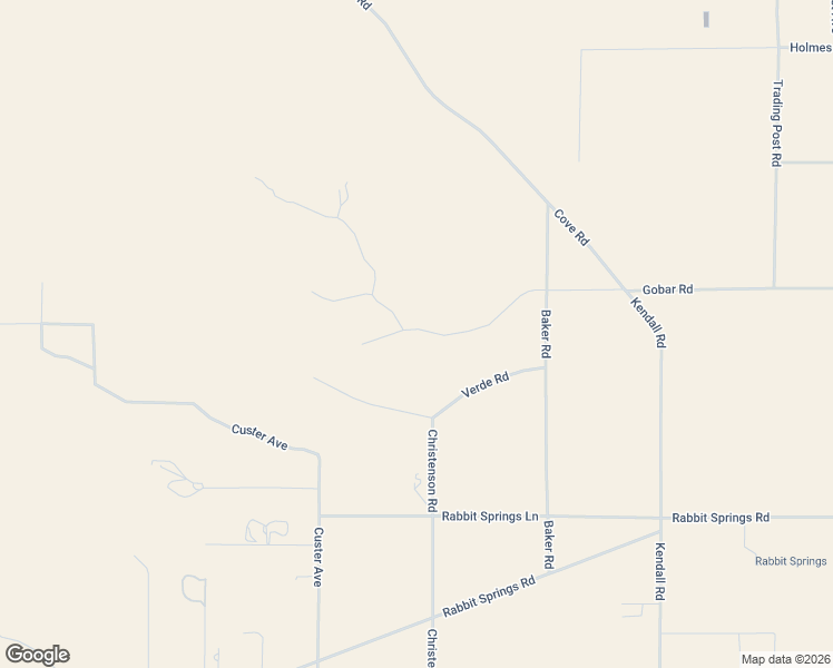 map of restaurants, bars, coffee shops, grocery stores, and more near Gobar Road in Lucerne Valley