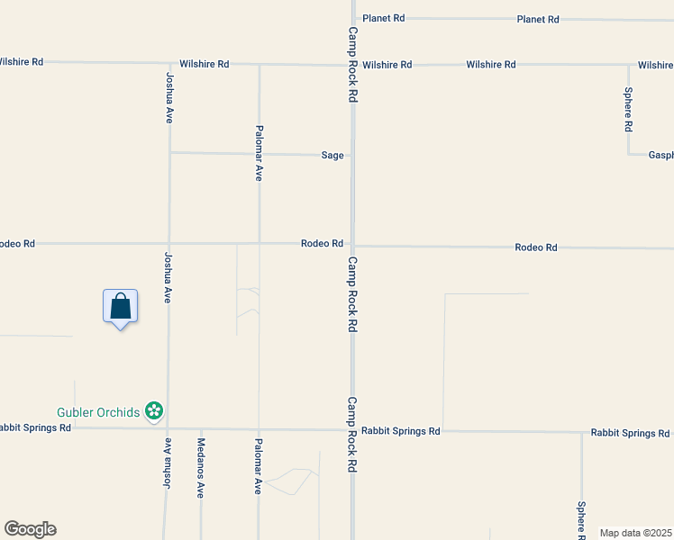 map of restaurants, bars, coffee shops, grocery stores, and more near 11690 Camp Rock Road in Lucerne Valley