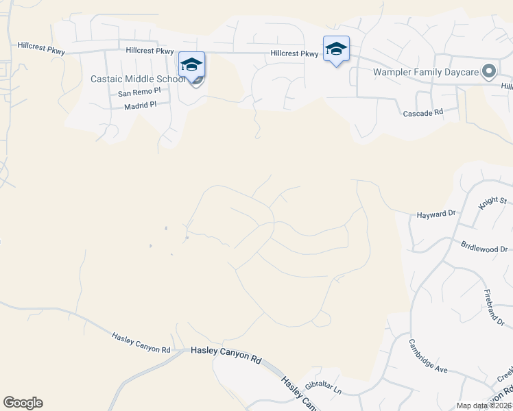 map of restaurants, bars, coffee shops, grocery stores, and more near 28874 Saddle Circle in Castaic