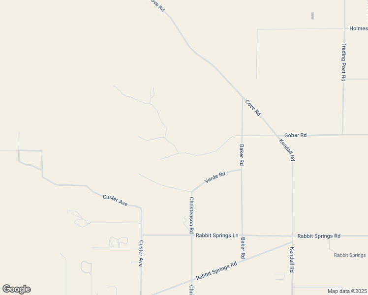 map of restaurants, bars, coffee shops, grocery stores, and more near Gobar Road in Lucerne Valley