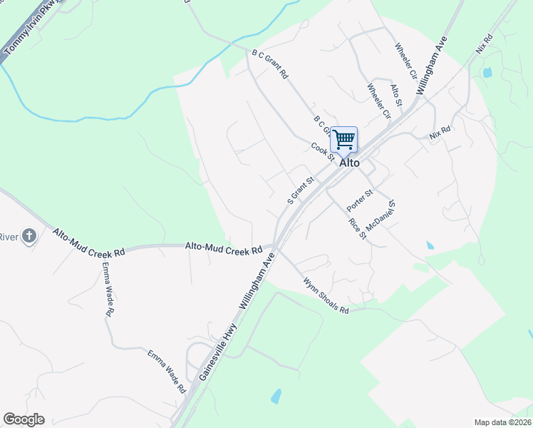 map of restaurants, bars, coffee shops, grocery stores, and more near 126 Pine Knoll in Alto