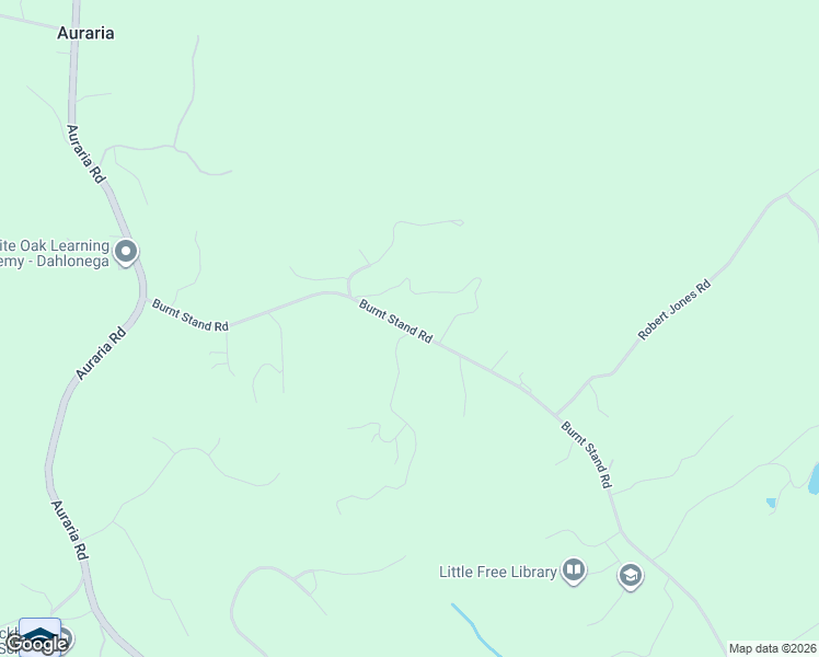 map of restaurants, bars, coffee shops, grocery stores, and more near Burnt Stand Road in Dawsonville