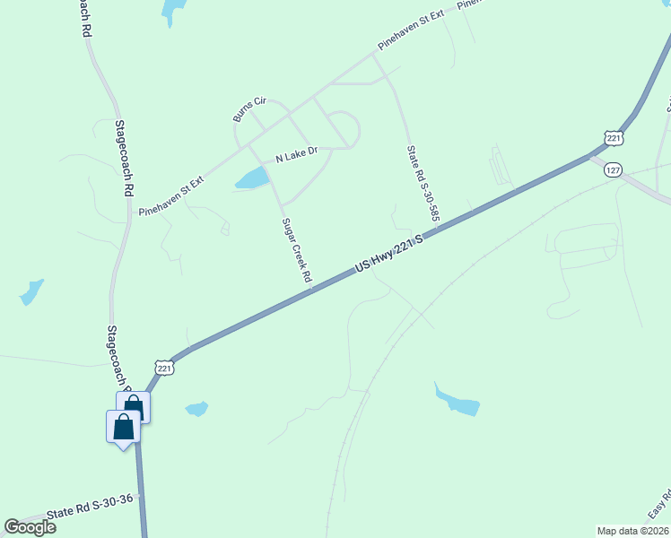 map of restaurants, bars, coffee shops, grocery stores, and more near 3210 Greenwood Road in Laurens
