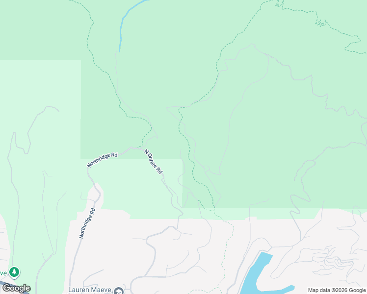 map of restaurants, bars, coffee shops, grocery stores, and more near 1297 North Ontare Road in Santa Barbara