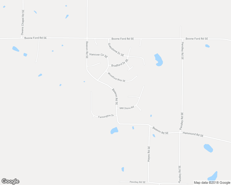 map of restaurants, bars, coffee shops, grocery stores, and more near 472 Beason Road Southeast in Calhoun