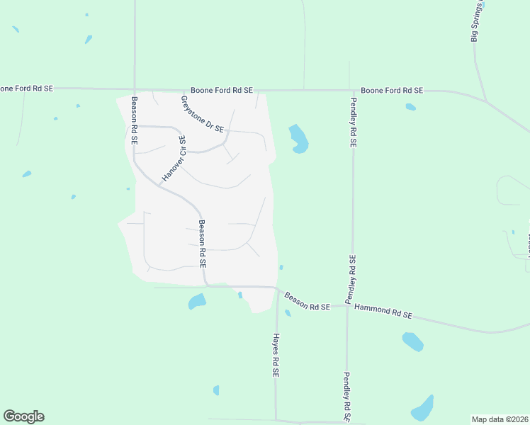 map of restaurants, bars, coffee shops, grocery stores, and more near 234 Mill Stone Road in Calhoun