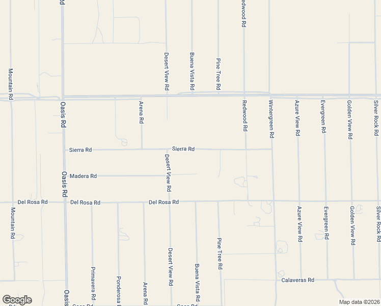 map of restaurants, bars, coffee shops, grocery stores, and more near 1397 Sierra Road in Pinon Hills