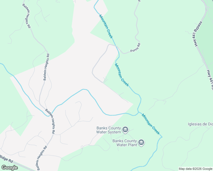 map of restaurants, bars, coffee shops, grocery stores, and more near 869 Purvis Road in Baldwin