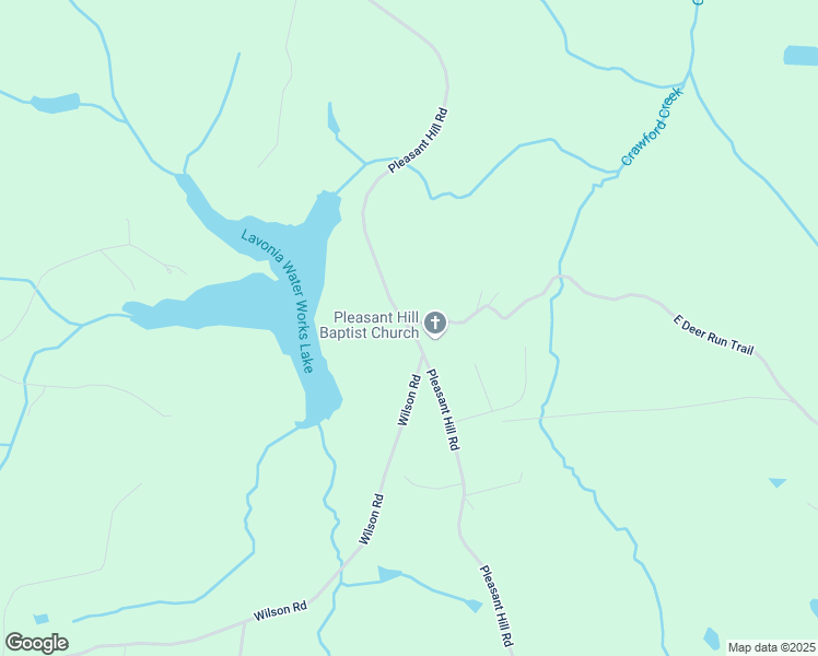 map of restaurants, bars, coffee shops, grocery stores, and more near Pleasant Hill Road in Martin