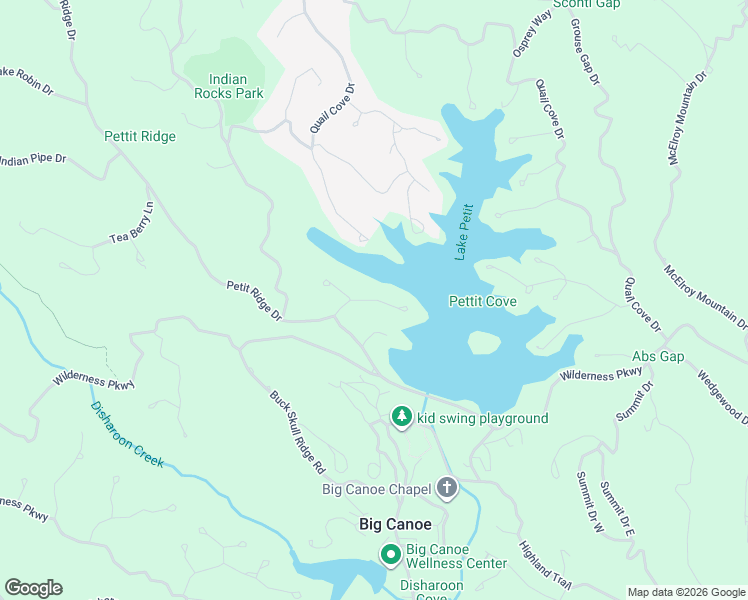 map of restaurants, bars, coffee shops, grocery stores, and more near Swallow Point in Pickens County