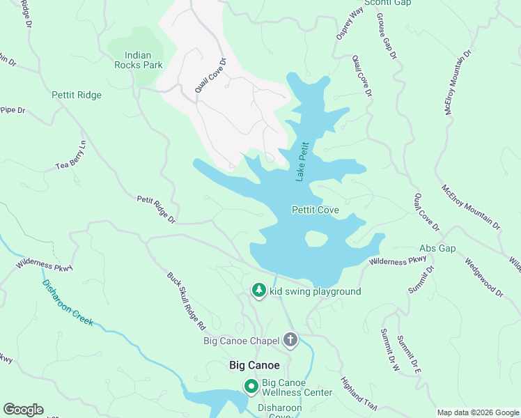 map of restaurants, bars, coffee shops, grocery stores, and more near Swallow Point in Pickens County