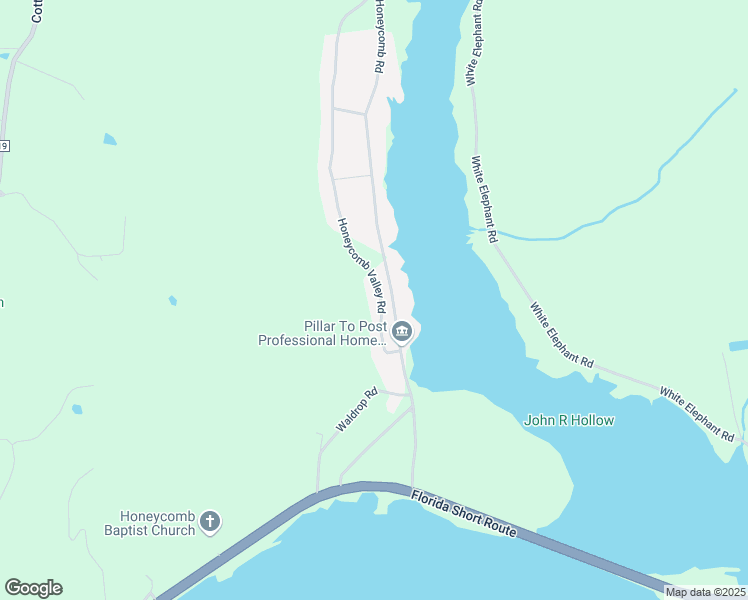 map of restaurants, bars, coffee shops, grocery stores, and more near 215 Honeycomb Road in Grant