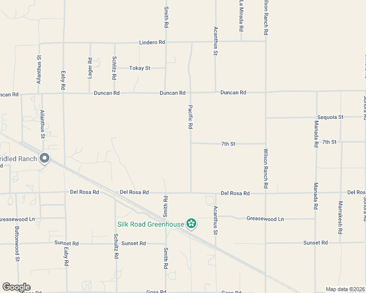 map of restaurants, bars, coffee shops, grocery stores, and more near 11878 Pacific Road in Phelan