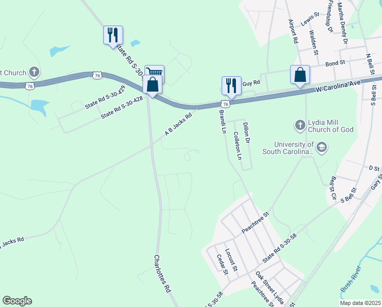 map of restaurants, bars, coffee shops, grocery stores, and more near 9 Clintion Manor Drive in Clinton