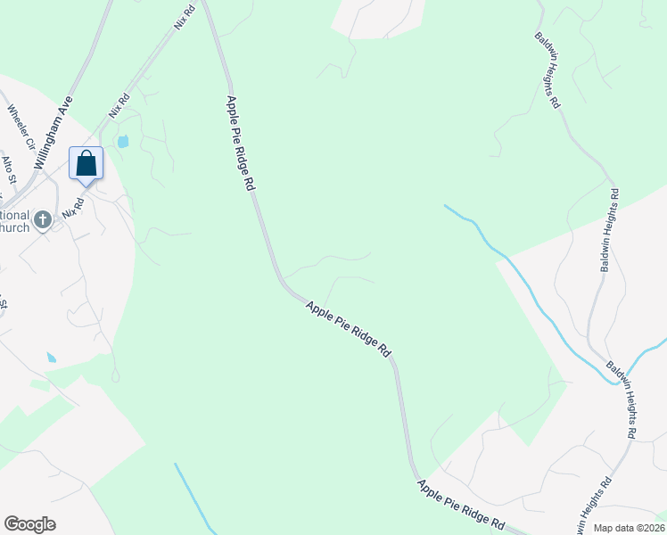 map of restaurants, bars, coffee shops, grocery stores, and more near 2144-2172 Apple Pie Ridge Road in Alto