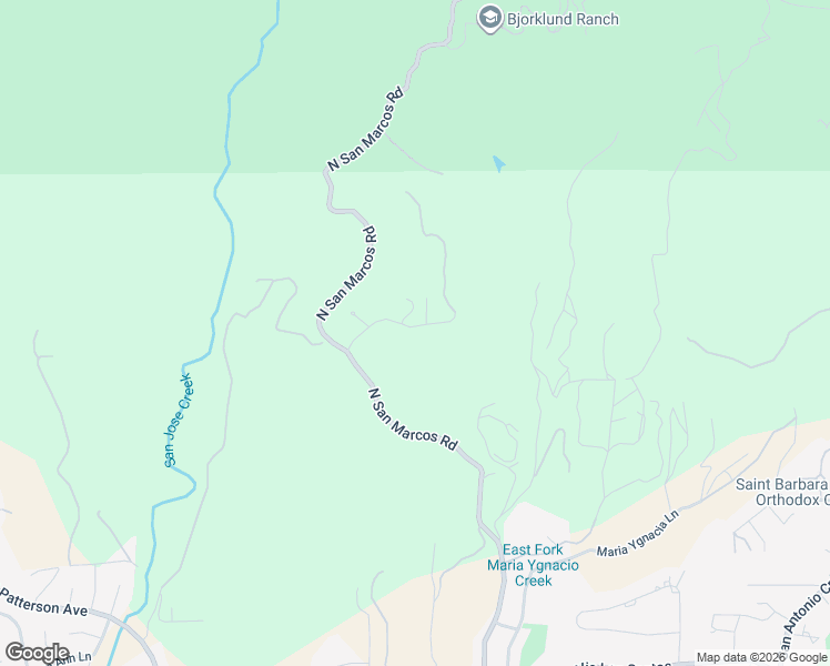 map of restaurants, bars, coffee shops, grocery stores, and more near 1460 Twinridge Road in Santa Barbara