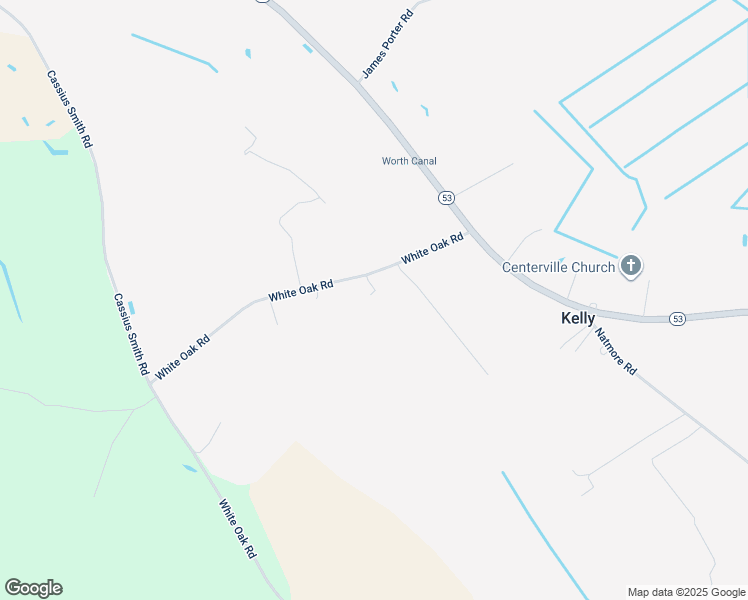 map of restaurants, bars, coffee shops, grocery stores, and more near 277 White Oak Road in Kelly