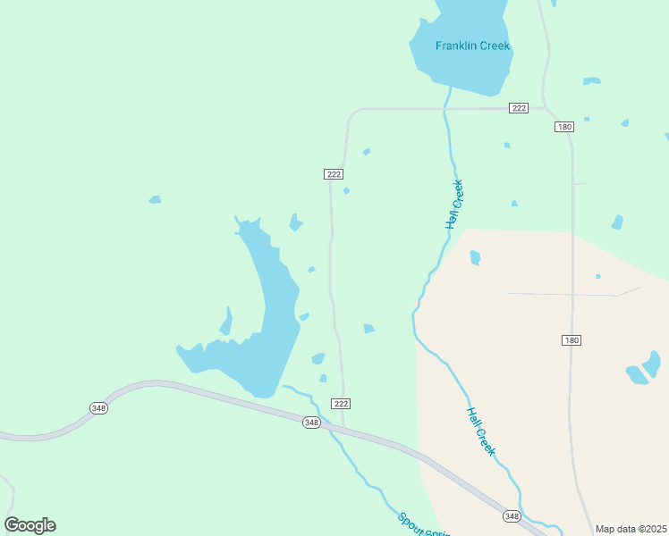 map of restaurants, bars, coffee shops, grocery stores, and more near 1042 County Road 222 in Blue Springs