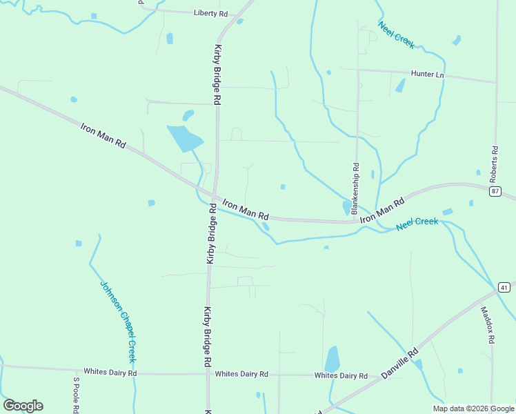 map of restaurants, bars, coffee shops, grocery stores, and more near 2797 Iron Man Road in Danville