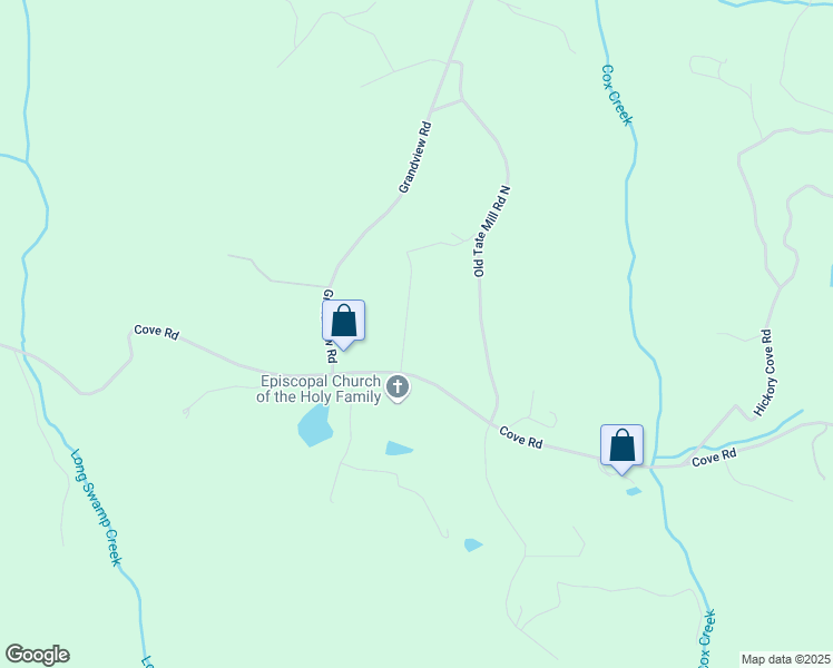 map of restaurants, bars, coffee shops, grocery stores, and more near 94 Heart Pine Lane in Jasper