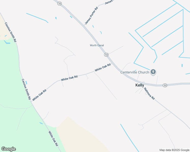 map of restaurants, bars, coffee shops, grocery stores, and more near Oak Street in Elizabethtown