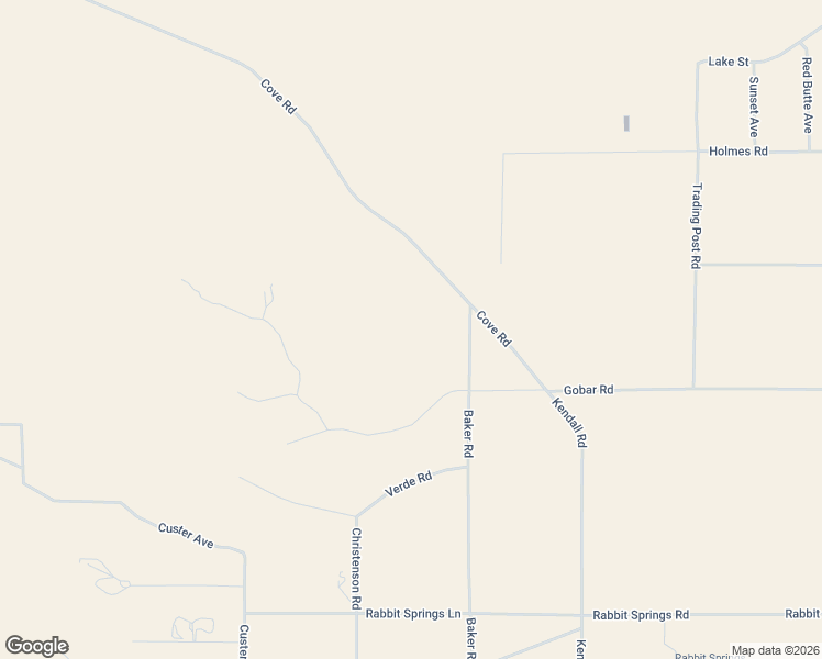 map of restaurants, bars, coffee shops, grocery stores, and more near 11805 Cove Road in Lucerne Valley