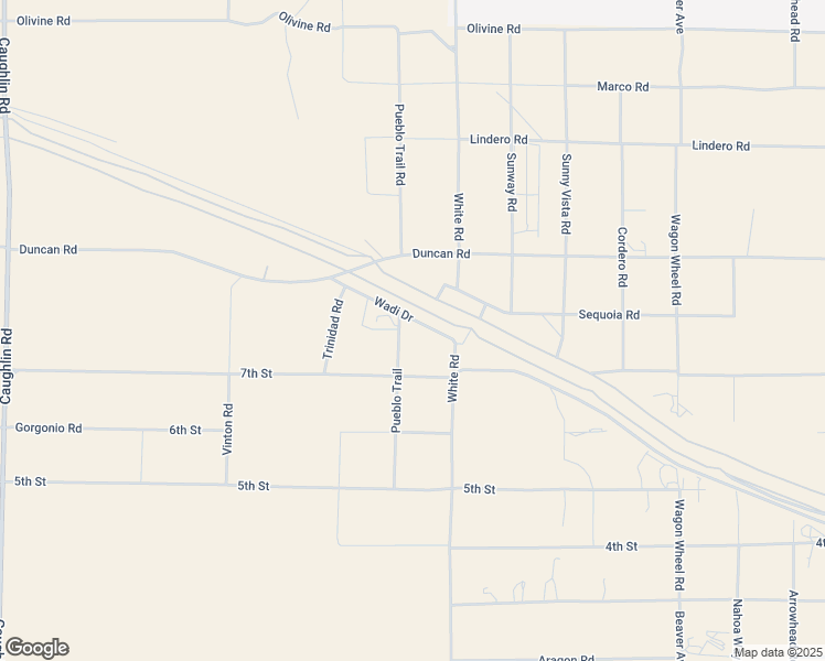 map of restaurants, bars, coffee shops, grocery stores, and more near 8821 Wadi Drive in Victorville