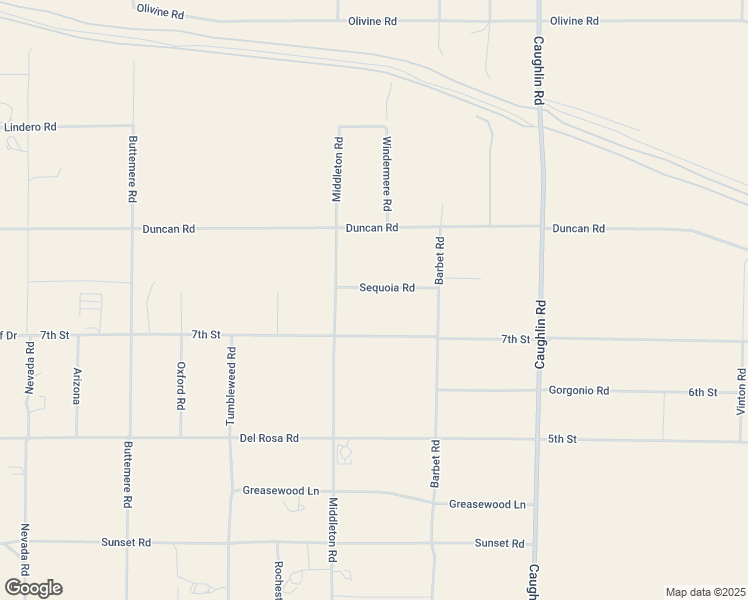 map of restaurants, bars, coffee shops, grocery stores, and more near 7773 Sequoia Road in Phelan