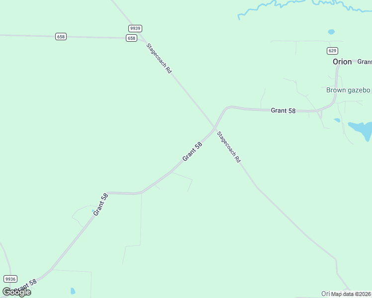 map of restaurants, bars, coffee shops, grocery stores, and more near 5256-5504 Grant 58 in Redfield