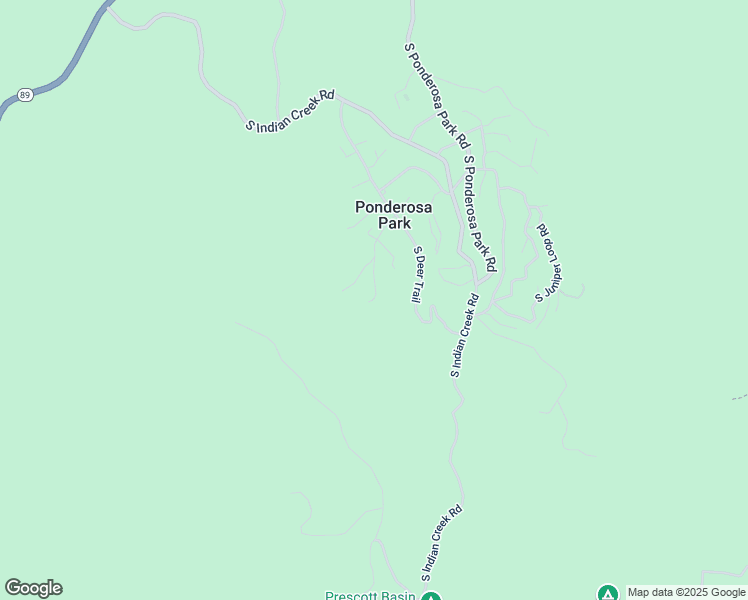 map of restaurants, bars, coffee shops, grocery stores, and more near 1850 West Manzanita Drive in Prescott
