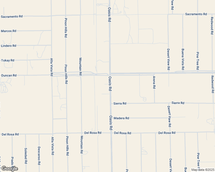 map of restaurants, bars, coffee shops, grocery stores, and more near 12014 Oasis Road in Piñon Hills