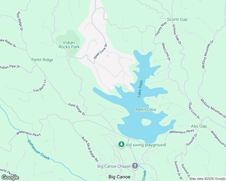 map of restaurants, bars, coffee shops, grocery stores, and more near 1033 Robins Nest in Jasper