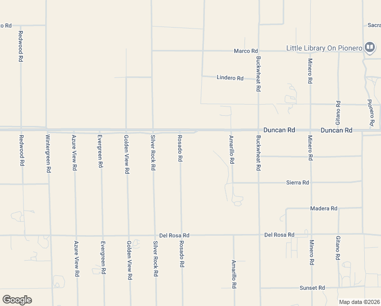 map of restaurants, bars, coffee shops, grocery stores, and more near 2265 Seville Place in Pinon Hills