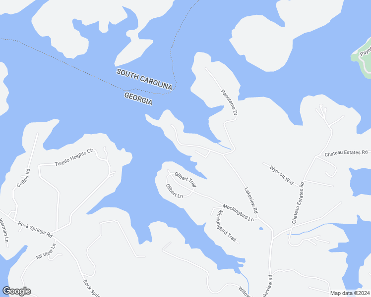 map of restaurants, bars, coffee shops, grocery stores, and more near 1583 Lakeview Road in Lavonia