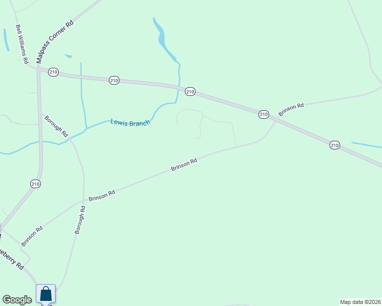 map of restaurants, bars, coffee shops, grocery stores, and more near 2532 Brinson Road in Currie