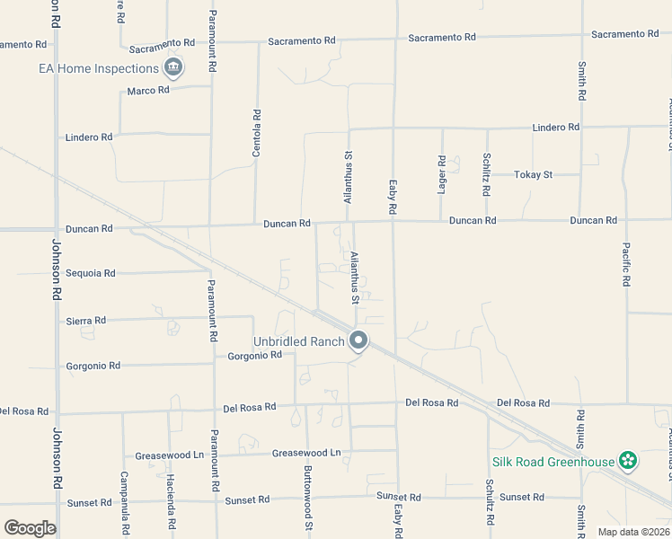 map of restaurants, bars, coffee shops, grocery stores, and more near 11194 Ailanthus Street in Phelan