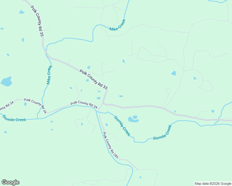 map of restaurants, bars, coffee shops, grocery stores, and more near 487 Polk County Road 34 in Hatfield