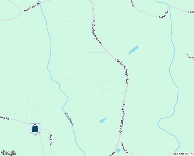 map of restaurants, bars, coffee shops, grocery stores, and more near 110 Salisbury Road in Dahlonega