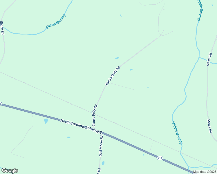 map of restaurants, bars, coffee shops, grocery stores, and more near 374 Blanks Dairy Road in Clarkton