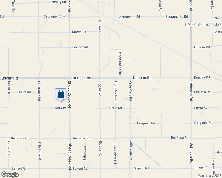 map of restaurants, bars, coffee shops, grocery stores, and more near 12008 Sierra vista Road in Phelan