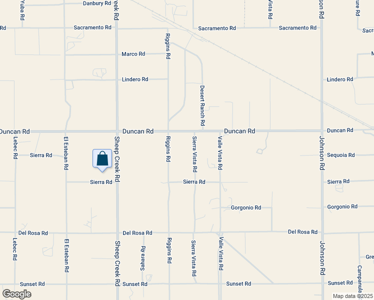map of restaurants, bars, coffee shops, grocery stores, and more near 12008 Sierra Vista Road in Phelan