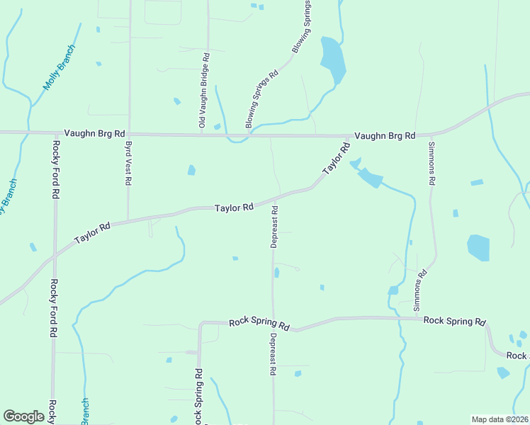 map of restaurants, bars, coffee shops, grocery stores, and more near 206 Taylor Road in Hartselle