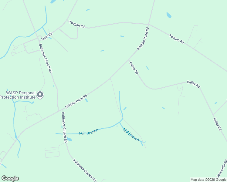 map of restaurants, bars, coffee shops, grocery stores, and more near 2703 East White Pond Road in Fairmont