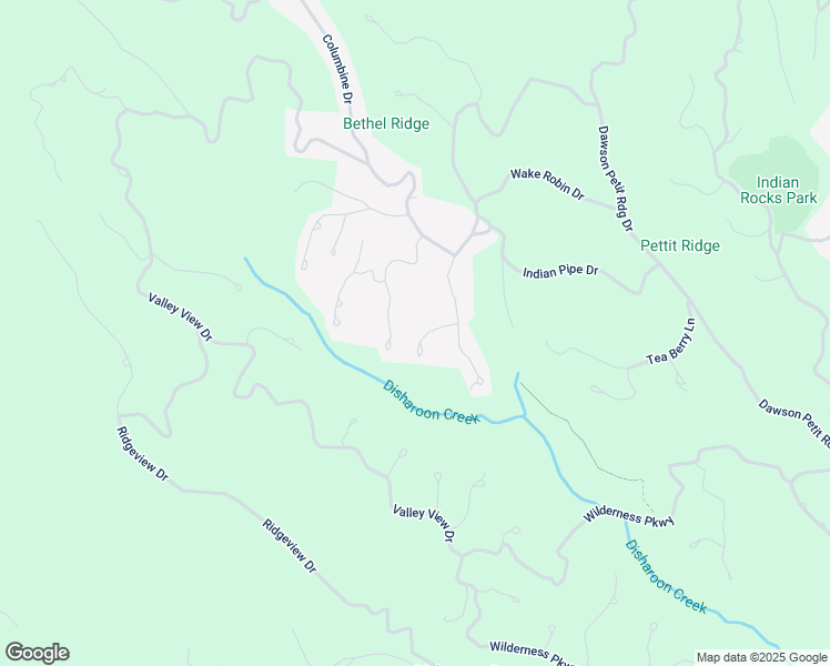map of restaurants, bars, coffee shops, grocery stores, and more near Fire Pink Lane in Dawson County