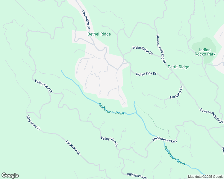 map of restaurants, bars, coffee shops, grocery stores, and more near Fire Pink Lane in Dawson County