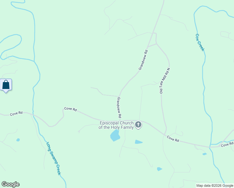 map of restaurants, bars, coffee shops, grocery stores, and more near 50 Reece Ridge in Jasper