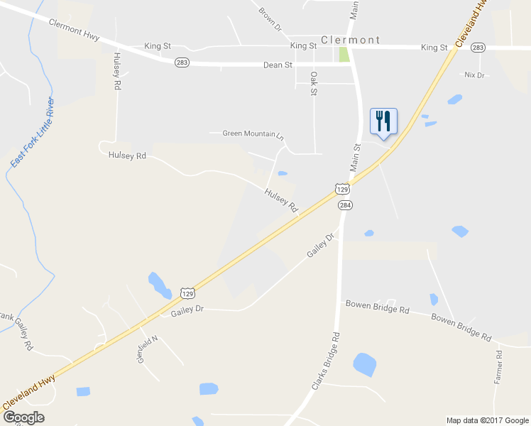 map of restaurants, bars, coffee shops, grocery stores, and more near 6029 Hulsey Road in Clermont