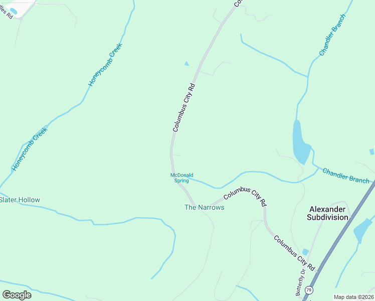 map of restaurants, bars, coffee shops, grocery stores, and more near 1140 Columbus City Road in Scottsboro
