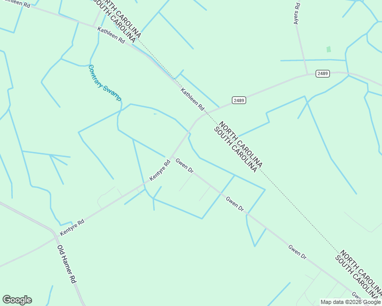map of restaurants, bars, coffee shops, grocery stores, and more near 3560-3608 Kentyre Road in Hamer