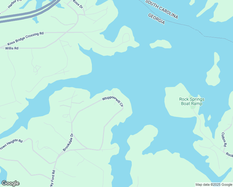 map of restaurants, bars, coffee shops, grocery stores, and more near 502 Whippoorwill Circle in Lavonia